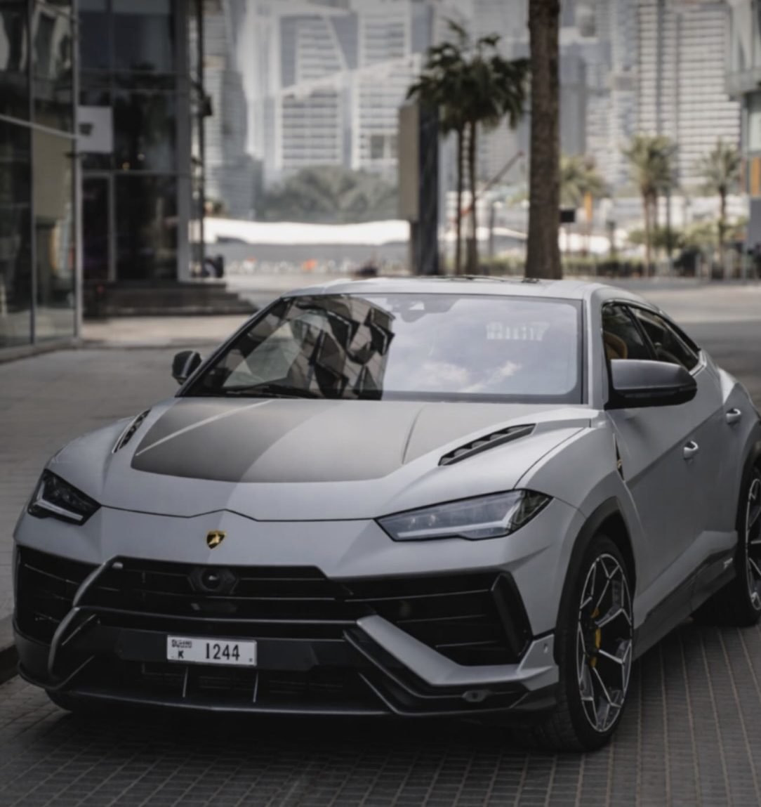 Grey Lamborghini Urus Performante SUV, available for rent from YAZ Car Rental